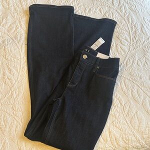 White House Black Market Dark Blue Flare Jeans